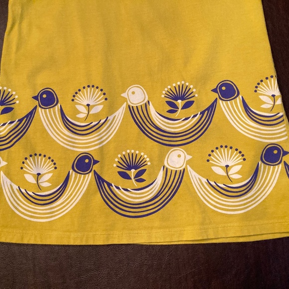 Tea Collection Girls Iona Graphic Dress size 8 in Citronelle - Picture 3 of 4